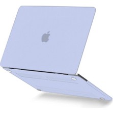 Marsilyan™- Apple Macbook Pro 13 2021 Macbook Buzlu Kapak - Lila