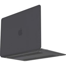 Marsilyan™- Apple Macbook Air 13.3 Macbook Buzlu Kapak - Füme