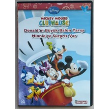 D Yapım Mickey Mouse Clubhouse Donald'ın Büyük Balon Yarışı Minnie'ye Sürpriz Var DVD