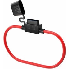 Devremarkt Su Geçirmez Sigorta Yuvası Mini Blade Sigorta Tutucu 12V 24V Otomotiv Kablo Tipi Sigorta Soketi