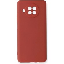 Marsilyan™- Xiaomi Mi 10T Lite Kılıf Nano Içi Kadife Silikon - Kiremit