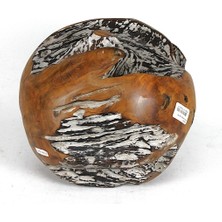 Otantik Çarşı Doğal Ahşap Dekoratif KÜREK01 28X28X26 Cm.