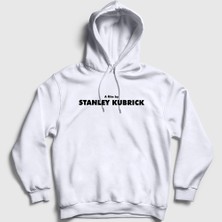 Presmono Unisex Beyaz A Film By Stanley Kubrick Sinema Yönetmen Kapüşonlu Sweatshirt