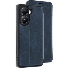Uravas Store Xiaomi Poco X7 Pro Kılıf Flip Cover - Lacivert
