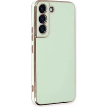 Uravas Store Newface Samsung Galaxy S22 Plus Kılıf Volet Silikon - Açık Yeşil