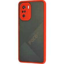 Poco F3 Kılıf Montreal Silikon Kapak - Kırmızı