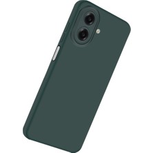Galaxy A07 4g Nano Içi Kadife Silikon - K.yeşil