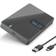 Uravas Store 2.5 Inç Sata Hdd/ssd Harici Disk Kutusu USB 3.0 Type-C - Siyah HDX1793