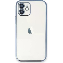 Uravas Store Iphone 11 Kılıf Razer Lensli Silikon - Açık Mavi