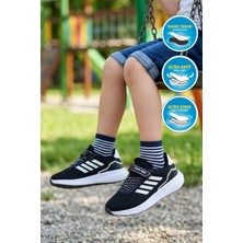 Walkway Lafonten 755 F Siyah-Beyaz Erkek Çocuk Spor Ayakkabı