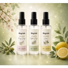 Daycare Kolonya Deneme Seti Limon & Kiraz Çiçeği & Zeytin Çiçeği 80° 100 ml Sprey (3'lü Set)