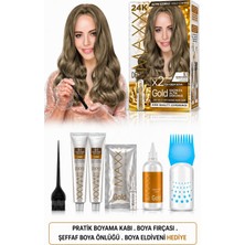 Maxx Deluxe Golden Beauty Set Saç Boyası 9.1 Elmas Sarısı 2li + Fırça+Pratik Boya Kabı