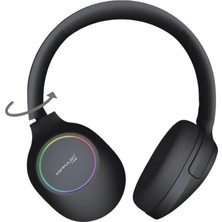 Uravas Store BHS17 Bt 6.0 Kablosuz Kafaüstü Kulaklık - Siyah