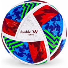 Double W Sports 5 Numara Futbol Topu – Dikişli Dayanıklı Antrenman ve Maç Topu