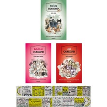 Masa Kitap Kediler Olmasaydı - Kadınlar Olmasaydı - Aşk Olmasaydı 3 Kitap Set + Özel Cetvel