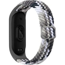 Uravas Store Xiaomi Mi Band 6  Kordon (Saat Değildir) - Gri-Siyah