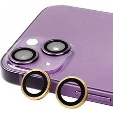 Uravas Store Apple Iphone 15 Plus Raze Metal Kamera Lens - Sarı