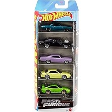 Uravas Store Hot Wheels 5'li Fast &amp; Furious Araba Seti, Hızlı ve Öfkeli Filmlerindeki Arabalardan Ilham