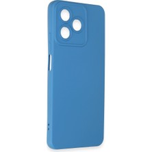 Realme C53 Kılıf Nano Içi Kadife Silikon - Mavi