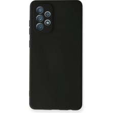 Galaxy A72 Kılıf Nano Içi Kadife Silikon - Siyah