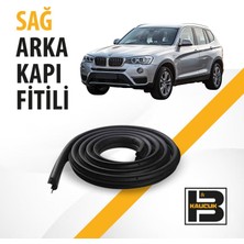 B&M Kauçuk Bmw X3 F25 (2010-2017) Kadifeli Sağ Arka Kapı Fitili BM02050