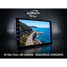 Korax KX-100T 10.1" Üniversal Tablet Teyp - Carplay & Android Auto - 2GB/32GB