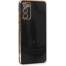 Drop Tedarik Samsung Galaxy S20 Fe Kılıf Volet Silikon - Siyah
