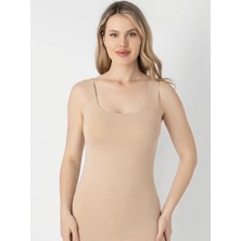 İmer Lingerie Imr 5200 Invisible Lazer Kesim Iz Yapmayan Dikişsiz Kalın Askılı Atlet