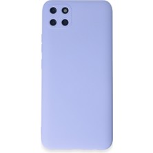 Realme C11 Kılıf Nano Içi Kadife Silikon - Lila