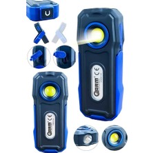 Drop Tedarik Arm 350LÜMEN Powerbank Şarjlı Tamirci Feneri Mıknatıslı LED Lamba