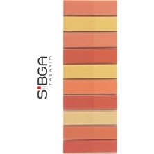 Sibga Tasarım Şeffaf Renkli Postit Post-It Post It. Kitap Ayracı Ayraç Postit Sticker Not Kağıdı 200 Yaprak