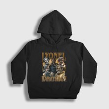 Presmono Unisex Çocuk Siyah Lyonel Baratheon A Knight Of The Seven Kingdoms Kapüşonlu Sweatshirt