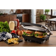 Gndz Store Ariete Izgara ve Tost Makinesi 1911/10 - Grill Toast Machine, 1000 Watt, Yapışmaz Çizgili Plaka