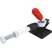 GH-304-CM Itmeli Çekmeli Geçiş Kelepçesi | 227 kg Kapasiteli Flanş Taban Push Pull Endüstriyel Sabitleme Kelepçesi
