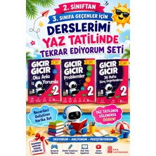 Ata Yayıncılık 2.sınıftan 3.sınıfa Geçenler Için Derslerimi Yaz Tatilinde Tekrar Ediyorum Seti -6
