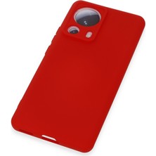 Mi 13 Lite Kılıf Nano Içi Kadife Silikon - Kırmızı