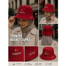 Gls Türkiye Nakışlı Unisex Bucket Şapka – Premium Pamuklu