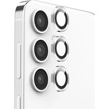 Uravas Store Samsung Galaxy A16 5g Raze Metal Kamera Lens - Gümüş