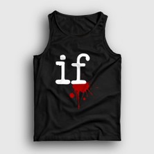 Presmono Unisex Siyah Logo If Rock Mindless Self Indulgence Atlet