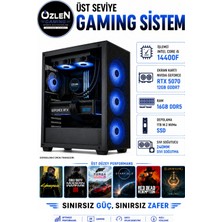 Özlen XL1 İ5 14400F RTX 5070 12GB 16GB DDR5 RAM 1TB M.2 SSD Üst Seviye Oyuncu Bilgisayarı