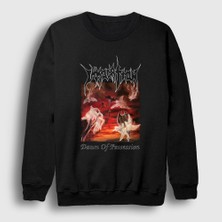 Presmono Unisex Siyah Dawn Of Possession Metal Immolation Sweatshirt