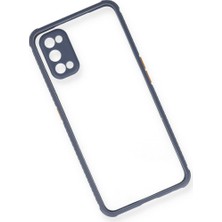 Realme 7 Pro Kılıf Miami Şeffaf Silikon - Gri