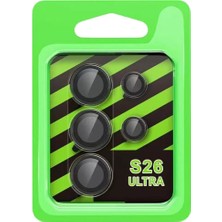 Uravas Store Samsung Galaxy S26 Ultra Raze Metal Kamera Lens - Siyah