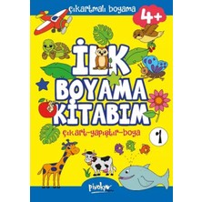 Uravas Store Çıkartmalı Ilk Boyama Kitabım 4+ Yaş-1