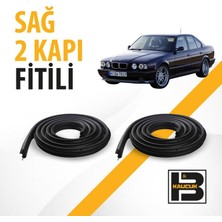 B&M Kauçuk Bmw 5 Serisi E34 (1988-1995) Kadifeli Sağ Ön ve Arka Kapı Fitili BM02170