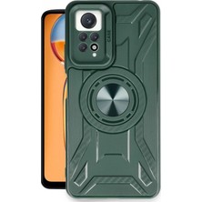 Marsilyan™- Xiaomi Redmi Note 12 Pro 4g Kılıf Lincoln Silikon - Koyu Yeşil