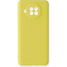 Marsilyan™- Xiaomi Mi 10T Lite Kılıf Nano Içi Kadife Silikon - Sarı