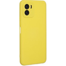 Y15S Kılıf Nano Içi Kadife Silikon - Sarı