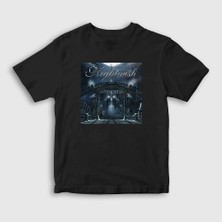 Presmono Unisex Çocuk Siyah Imaginaerum Metal Nightwish T-Shirt