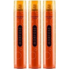 Uravas Store Morfose Ultra 400ML Sert Saç Spreyi 3 Adet